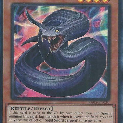 Night Sword Serpent (Ultra Rare) [RA05-EN020] Ultra Rare