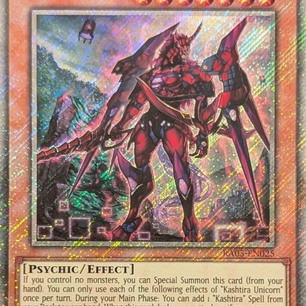 Kashtira Unicorn (Platinum Secret Rare) [RA05-EN025] Platinum Secret Rare