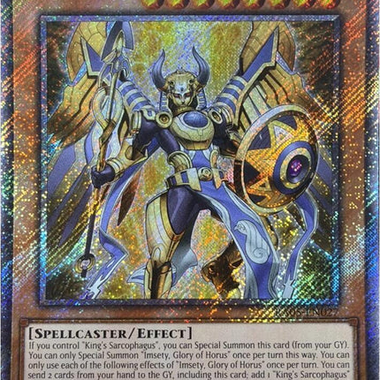 Imsety, Glory of Horus (Platinum Secret Rare) [RA05-EN027] Platinum Secret Rare
