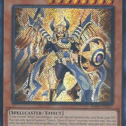 Imsety, Glory of Horus (Secret Rare) [RA05-EN027] Secret Rare