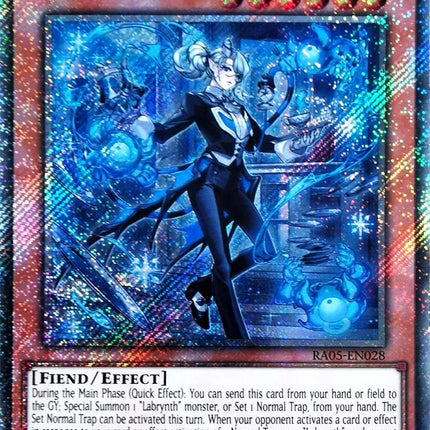 Arias the Labrynth Butler (Platinum Secret Rare) [RA05-EN028] Platinum Secret Rare