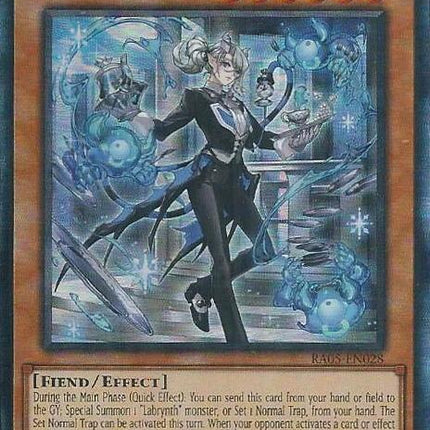 Arias the Labrynth Butler (Ultimate Rare) [RA05-EN028] Ultimate Rare
