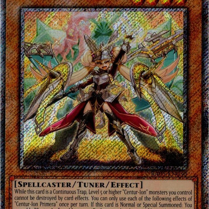 Centur-Ion Primera (Platinum Secret Rare) [RA05-EN030] Platinum Secret Rare