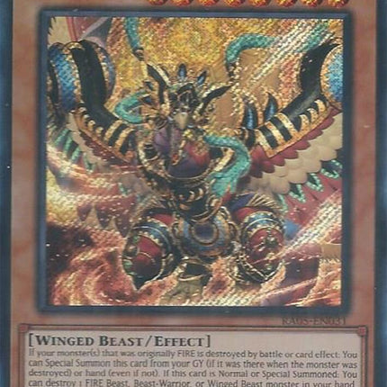 Sacred Fire King Garunix (Secret Rare) [RA05-EN031] Secret Rare