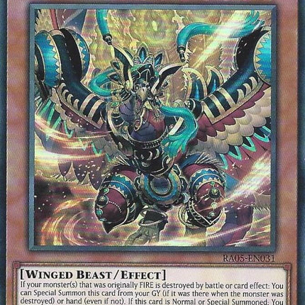 Sacred Fire King Garunix [RA05-EN031] Super Rare