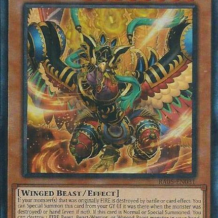 Sacred Fire King Garunix (Ultimate Rare) [RA05-EN031] Ultimate Rare