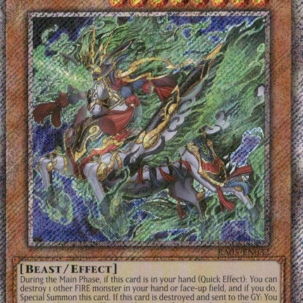 Fire King High Avatar Kirin (Platinum Secret Rare) [RA05-EN032] Platinum Secret Rare