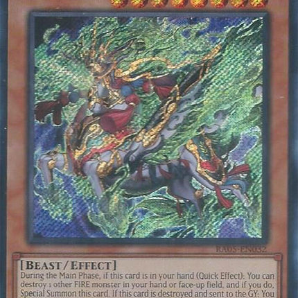 Fire King High Avatar Kirin (Secret Rare) [RA05-EN032] Secret Rare