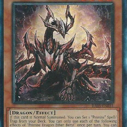 Primite Dragon Ether Beryl (Collector's Rare) [RA05-EN033] Collector's Rare