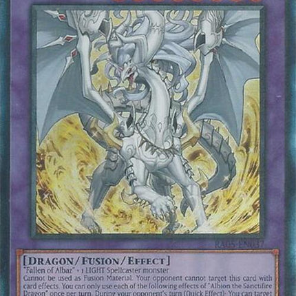Albion the Sanctifire Dragon (Collector's Rare) [RA05-EN037] Collector's Rare