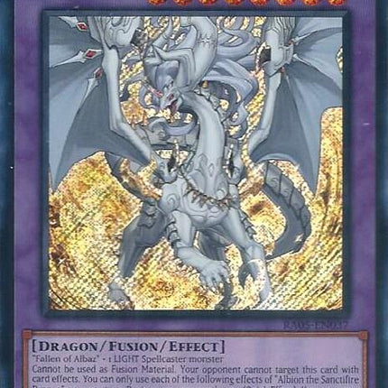 Albion the Sanctifire Dragon (Secret Rare) [RA05-EN037] Secret Rare