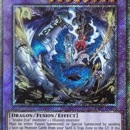 Snake-Eyes Doomed Dragon (Platinum Secret Rare) [RA05-EN039] Platinum Secret Rare