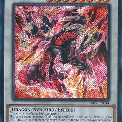 Scarred Dragon Archfiend (Secret Rare) [RA05-EN044] Secret Rare