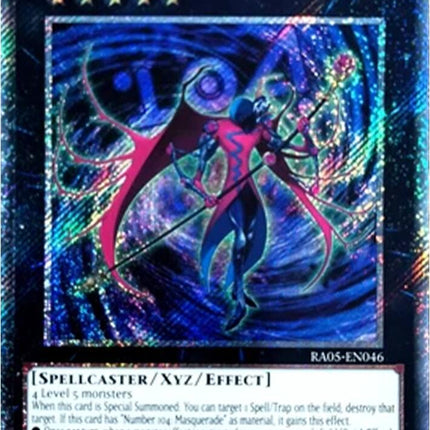 Number C104: Umbral Horror Masquerade (Platinum Secret Rare) [RA05-EN046] Platinum Secret Rare