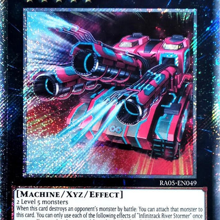 Infinitrack River Stormer (Platinum Secret Rare) [RA05-EN049] Platinum Secret Rare