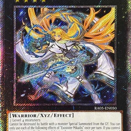 Exosister Mikailis (Platinum Secret Rare) [RA05-EN050] Platinum Secret Rare