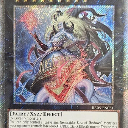 Laevatein, Generaider Boss of Shadows (Platinum Secret Rare) [RA05-EN051] Platinum Secret Rare