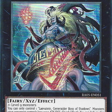 Laevatein, Generaider Boss of Shadows [RA05-EN051] Super Rare
