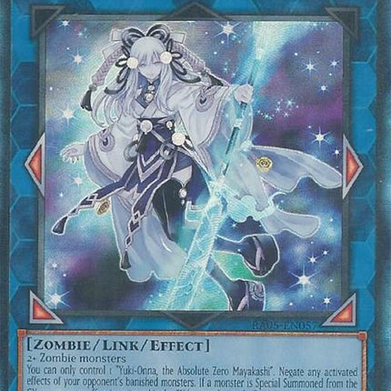 Yuki-Onna, the Absolute Zero Mayakashi (Collector's Rare) [RA05-EN057] Collector's Rare