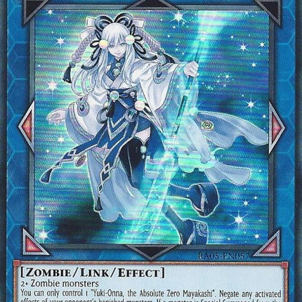 Yuki-Onna, the Absolute Zero Mayakashi [RA05-EN057] Super Rare