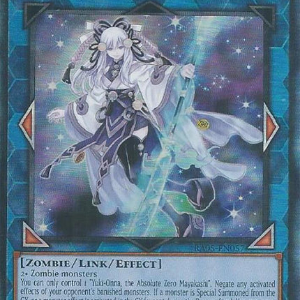 Yuki-Onna, the Absolute Zero Mayakashi (Ultimate Rare) [RA05-EN057] Ultimate Rare
