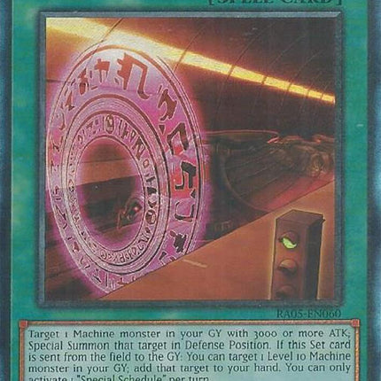 Special Schedule (Collector's Rare) [RA05-EN060] Collector's Rare