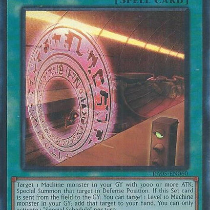 Special Schedule (Ultra Rare) [RA05-EN060] Ultra Rare
