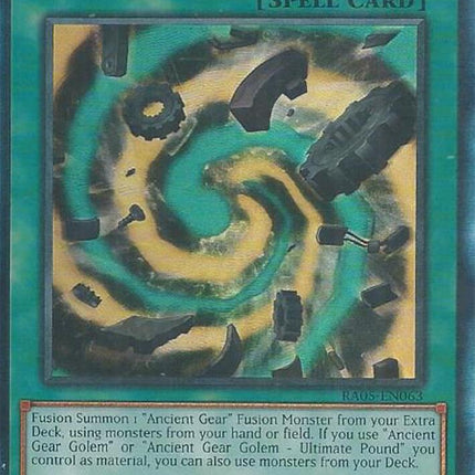 Ancient Gear Fusion (Collector's Rare) [RA05-EN063] Collector's Rare