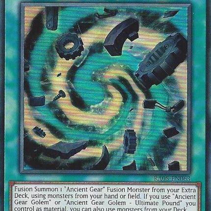 Ancient Gear Fusion [RA05-EN063] Super Rare