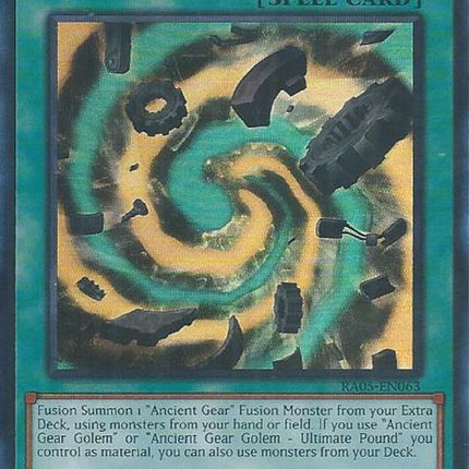 Ancient Gear Fusion (Ultra Rare) [RA05-EN063] Ultra Rare