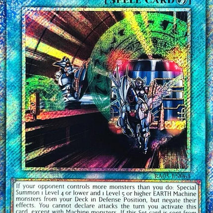 Urgent Schedule (Platinum Secret Rare) [RA05-EN064] Platinum Secret Rare