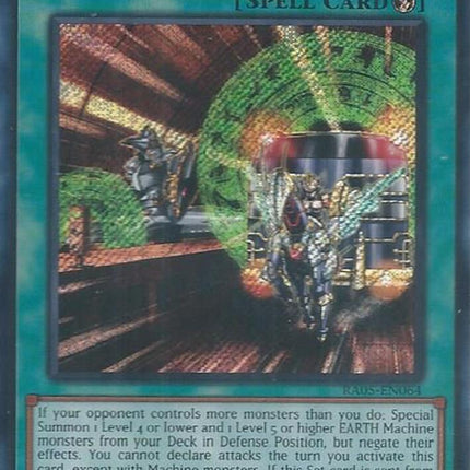 Urgent Schedule (Secret Rare) [RA05-EN064] Secret Rare