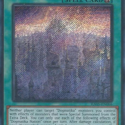 Dogmatika Nation (Secret Rare) [RA05-EN066] Secret Rare