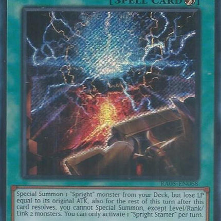 Spright Starter (Secret Rare) [RA05-EN068] Secret Rare