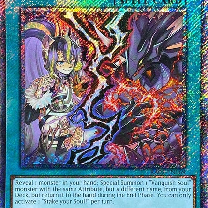 Stake your Soul! (Platinum Secret Rare) [RA05-EN069] Platinum Secret Rare