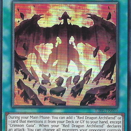 Crimson Gaia [RA05-EN070] Super Rare