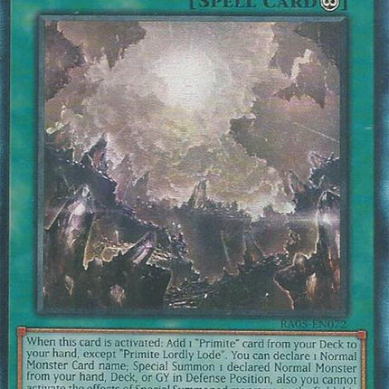 Primite Lordly Lode (Collector's Rare) [RA05-EN072] Collector's Rare