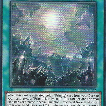 Primite Lordly Lode [RA05-EN072] Super Rare