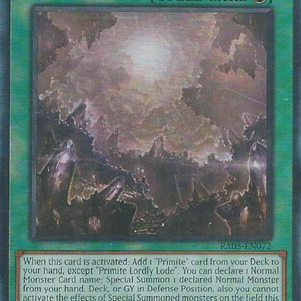 Primite Lordly Lode (Ultimate Rare) [RA05-EN072] Ultimate Rare