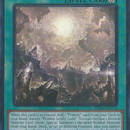 Primite Lordly Lode (Ultra Rare) [RA05-EN072] Ultra Rare