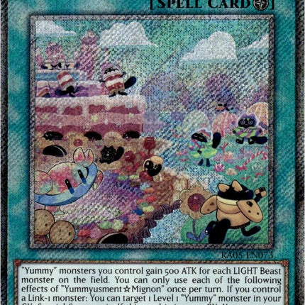 YummyusmentAcroquey (Platinum Secret Rare) [RA05-EN073] Platinum Secret Rare