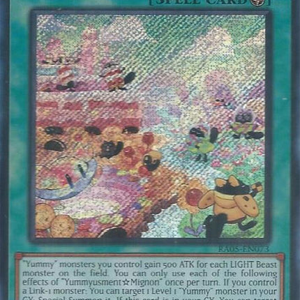 YummyusmentAcroquey (Secret Rare) [RA05-EN073] Secret Rare