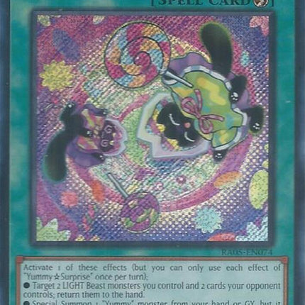 YummySurprise (Secret Rare) [RA05-EN074] Secret Rare
