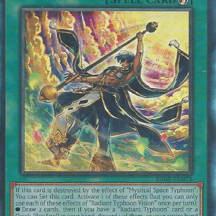 Radiant Typhoon Vision (Collector's Rare) [RA05-EN075] Collector's Rare