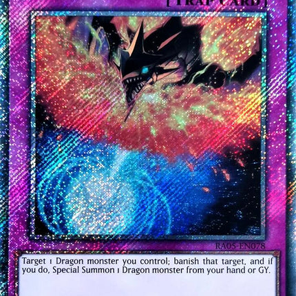 Dragon's Rebirth (Platinum Secret Rare) [RA05-EN078] Platinum Secret Rare
