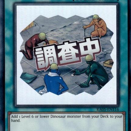 Fossil Dig [RA05-EN116] Ultra Rare