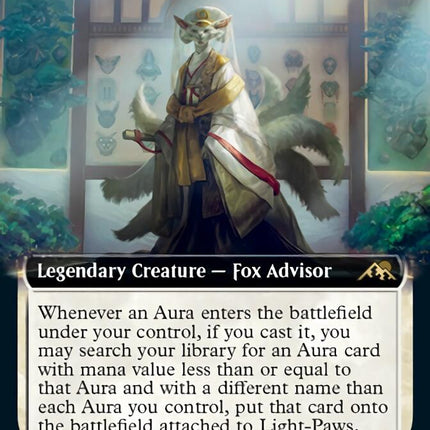 Light-Paws, Emperor's Voice (Extended Art) [Kamigawa: Neon Dynasty]