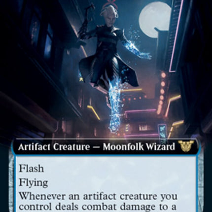 Research Thief (Extended Art) [Kamigawa: Neon Dynasty Commander]