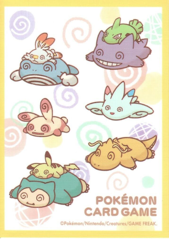Card Sleeves - Chikara Tsukita Fainted (64 Pack) (Pokemon Center Japan Exclusive)