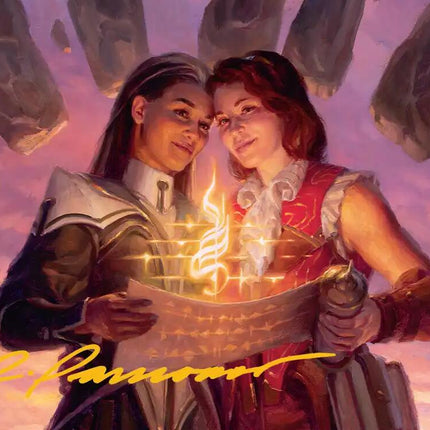 Joined Researchers Art Card (Gold-Stamped Signature) [Secrets of Strixhaven Art Series]